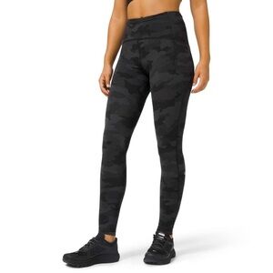 Lululemon Swift Speed High-Rise Legging 28" Black & Grey Camo Luxtreme Sz 4